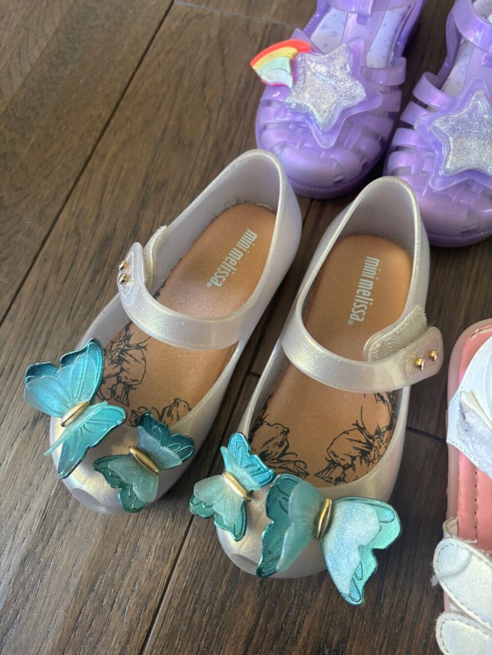 Toddler Girl Sandals Bundle Size 8 - 2 Mini Melissa + Native Shoes